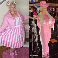 Selain termotivasi menjadi Barbie, ada satu kejadian tak menyenangkan yang makin mendorongnya untuk mengubah pola makan dan gaya hidup. Yakni saat dia naik pesawat sendirian untuk pertamakalinya dalam 10 tahun. Foto: Instagram/@wls_barbie