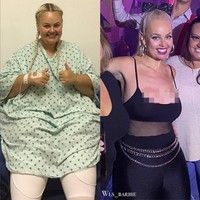 Kayla LaVende pernah mengalami obesitas yang membuat berat badannya melebihi 100 kg. Ingin seperti Barbie, wanita ini diet ketat hingga berhasil menurunkan bobot secara drastis. Foto: Instagram/@wls_barbie