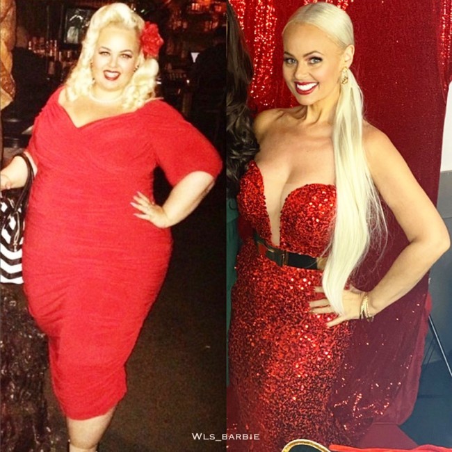 Saat memesan tiket pesawat, dia diminta untuk membeli dua tiket karena ukuran badannya yang sangat besar. Kayla juga memilih kursi paling belakang agar tidak ada orang lain lagi yang melewatinya dan memberinya pandangan heran atau jijik. Foto: Instagram/@wls_barbie