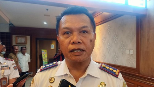 Kepala Dinas Perhubungan Denpasar, I Ketut Sriawan ketika ditemui pada Senin (10/4/2023) di Kantor Walikota Denpasar, Jalan Gajah Mada No 1 Denpasar, Bali. (Ni Made Lastri Karsiani Putri-detikBali)