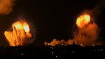 Lubang-lubang Besar Menganga di Gaza Imbas Roket Israel