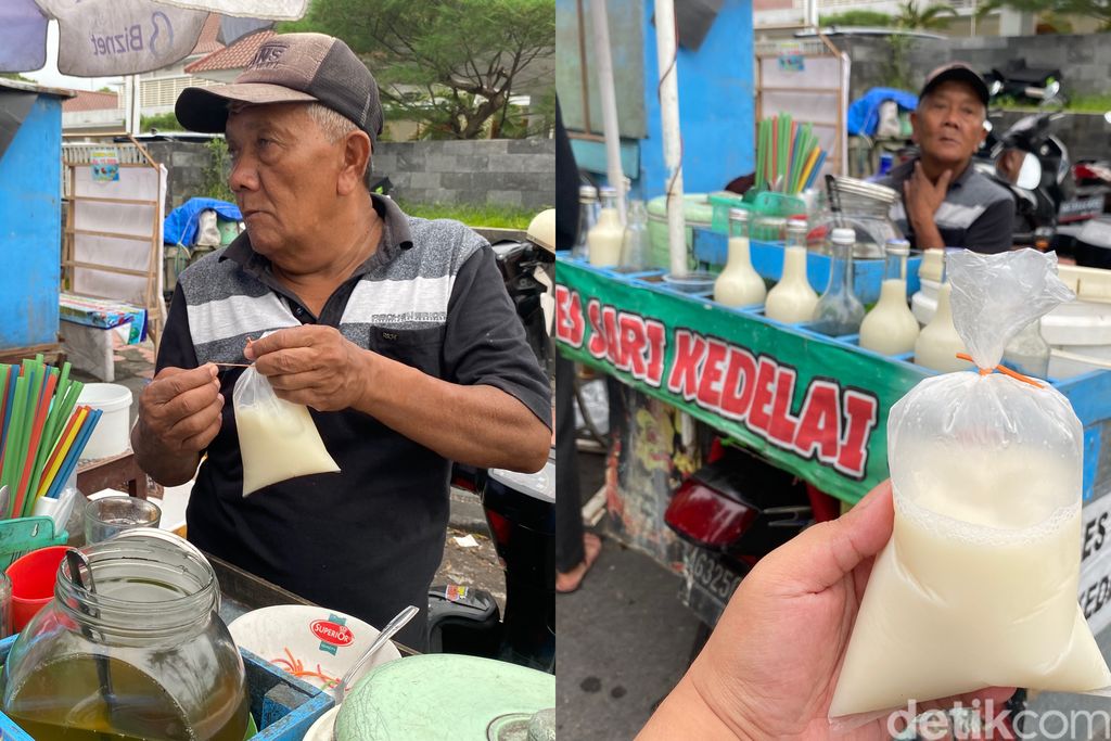 Aneka takjil yang menarik di Pasar Takjil Blitar