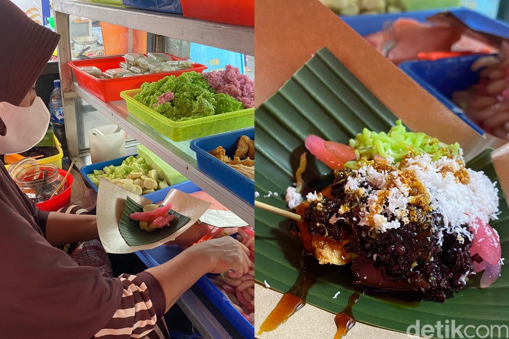 Aneka takjil yang menarik di Pasar Takjil Blitar