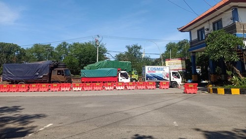 Kantor Unit Pelaksanaan Penimbangan Kendaraan Bermotor (UPPKB) Cekik Gilimanuk, Kabupaten Jembrana, Senin (10/4/2023).