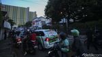 Potret Kabel Terbakar di Menteng Sore Tadi