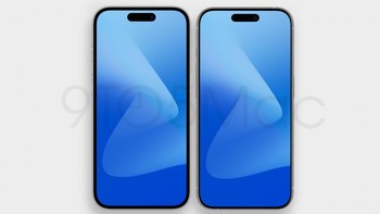 IPhone 15 Pro berukuran 70,46mm kali 146,47mm dengan ketebalan 8,24mm, sedangkan iPhone 14 Pro sedikit lebih besar pada 71,45mm kali 147,46mm dengan ketebalan 7,84mm. Ukuran Dinamic Island pun dibuat lebih kecil dari iPhone 14 Pro. Foto: 9to5Mac