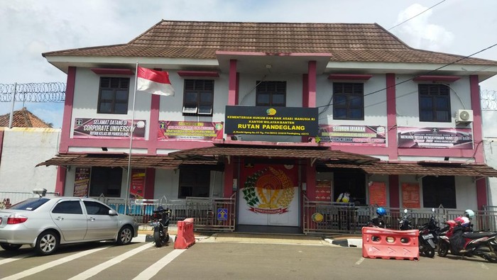 Rutan Kelas II B Pandeglang. (Aris Rivaldo/detikcom)