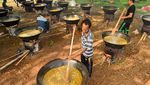 Momen Warga Aceh Masak Besar untuk Buka Puasa Bersama