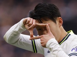 Son Heung-Min, penyerangnya Tottenham tidak tertarik ke Arab Saudi. Son masih betah di London (Reuters)