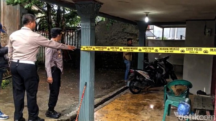 TKP Nano Supriatno dibunuh keponakan di Sukabumi