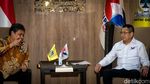 Usai Prabowo, Hary Tanoe Sowan ke Airlangga di Markas Golkar