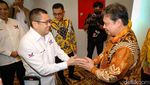 Usai Prabowo, Hary Tanoe Sowan ke Airlangga di Markas Golkar