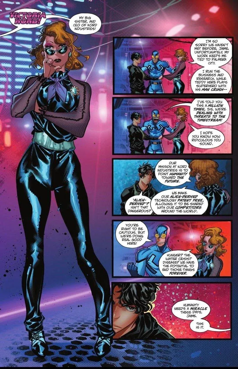 Victoria Kord di komik Blue Beetle.