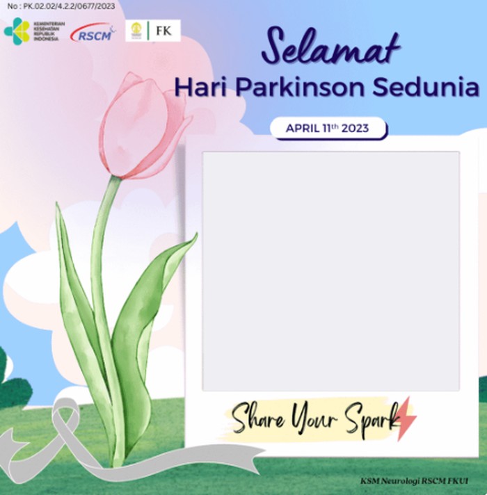 Hari Obesitas Sedunia diperingati setiap tanggal 11 April. Untuk meramaikan peringatannya, kamu bisa memasang twibbon Hari Parkinson Sedunia 2023. Cek linknya!