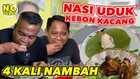 Nasi uduk juga menjadi kuliner yang kerap diulas oleh Abdel. Ia pernah menikmati nasi uduk di Kebon Kacang, Jakarta Pusat, dan sampai menambah sebanyak 4 kali. Foto: Instagram @abdelachrian
