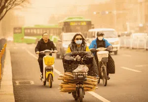 Badai Pasir Kembali Mengantam Kota-kota di China