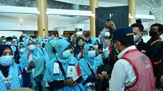 Bandara Kertajati ramai lagi dengan melayani penerbangan umrah. (Dok. Angkasa Pura II)
