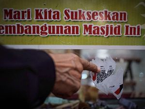 QRIS yang Ditempel Iman Mahlil Lubis di Masjid Terdaftar Merchant Reguler