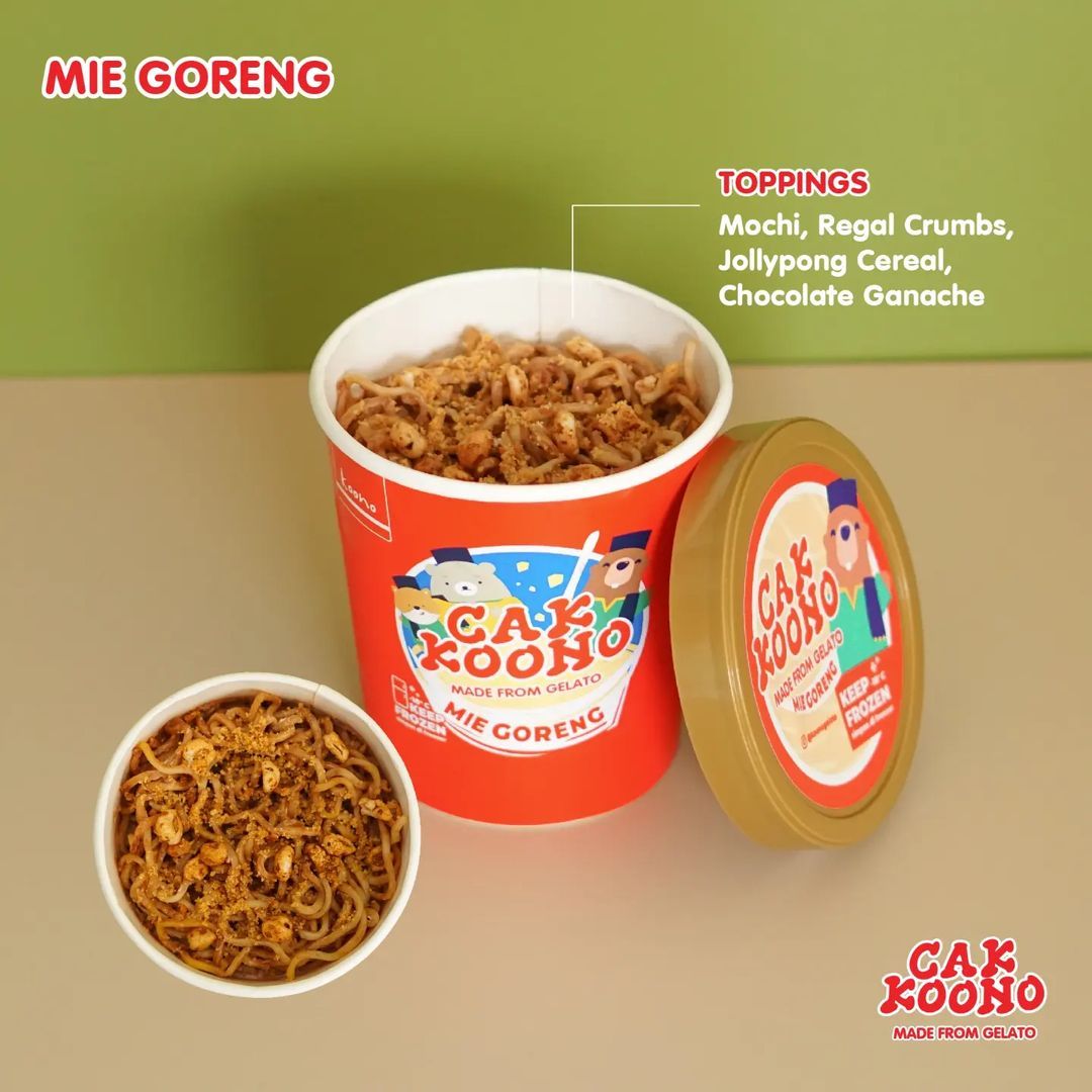 Gelato mie instan cup