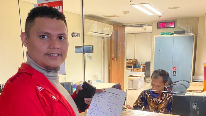 GMNI laporkan dugaan ada oknum pimpinan KPK bocorkan berkas penyelidikan kasus dugaan korupsi di Kementerian ESDM.