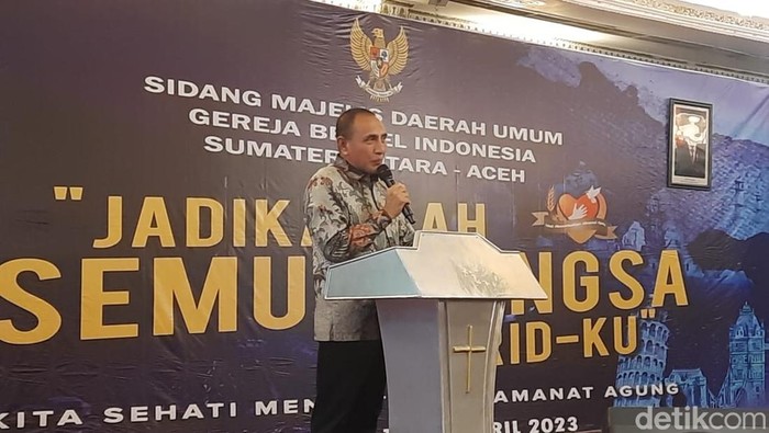 Gubernur Sumut Edy Rahmayadi.