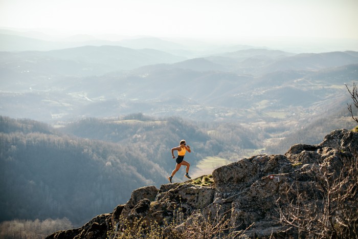 Ilustrasi trail running