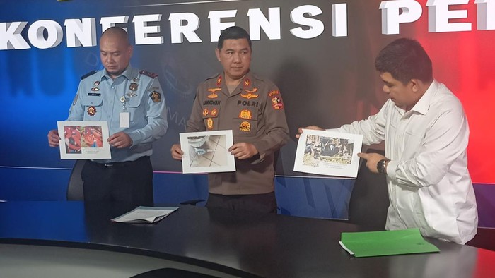 Konferensi pers Densus 88 Polri (Adrial-detikcom)