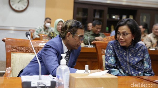 Mahfud-Sri Mulyani Klarifikasi Transaksi Janggal Rp 349 Triliun ke DPR