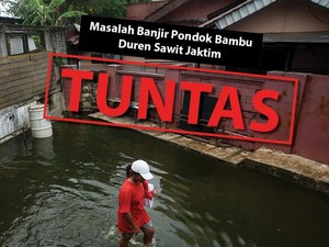 Before-After Got Antibanjir di Pondok Bambu, Jaktim