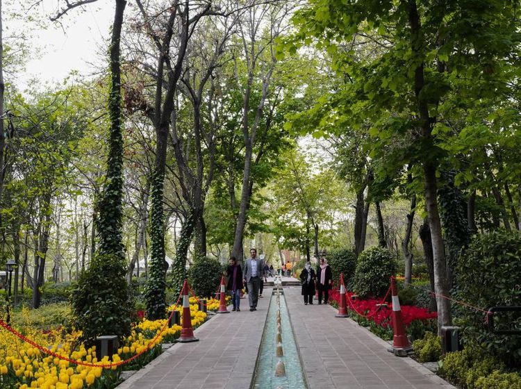 Mengunjungi Taman Tua Penuh Pepohonan dan Bunga di Iran