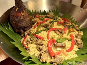 Lezatnya Nasi Kebuli Tiger Prawn Khas Rempah Timur Tengah, Dijamin Nagih!