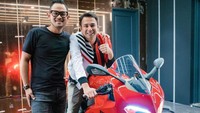 Motor itu senilai Rp 1,2 miliar. Foto: Instagram