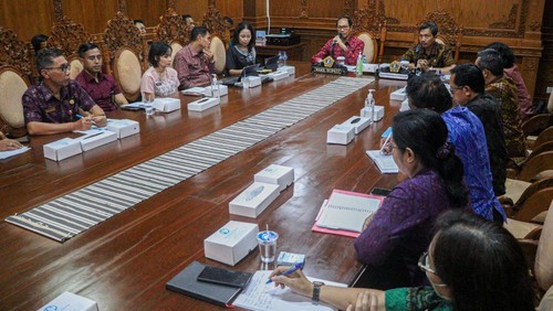 Rapat TPID Badung antisipasi kelangkaan barang pokok jelang Idul Fitri, Selasa (11/4/2023).