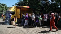 Pelayanan penukaran uang ini dilakukan oleh tiga bank yaitu BTN, Danamon dan BSI.