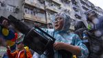 Semarak Perang Air Kembali ke Jalanan Hong Kong, Pertama Sejak Pandemi