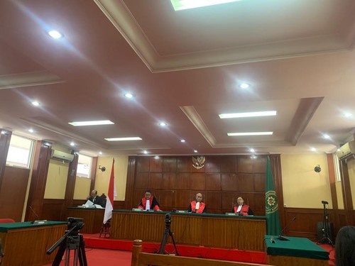 Sidang Pembacaan Putusan Banding KPU soal Tunda Pemilu di PT DKI