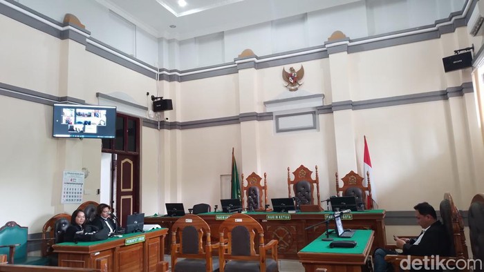 Suasana Ruang Sidang Cakra II PN Medan (Farid/detikSumut)