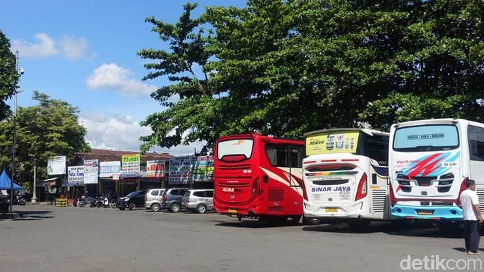 Suasana Terminal Jombor, Sleman, Selasa (11/4/2023).