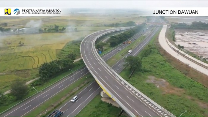 Tol Cisumdawu dari Udara per Akhir Maret 2023