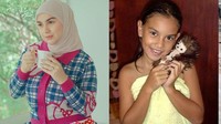Potret masa kecil Irish Bella juga bikin pangling netizen. Foto: Instagram