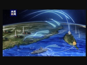 Heboh Video Simulasi China Invasi Taiwan dengan Hujan Rudal