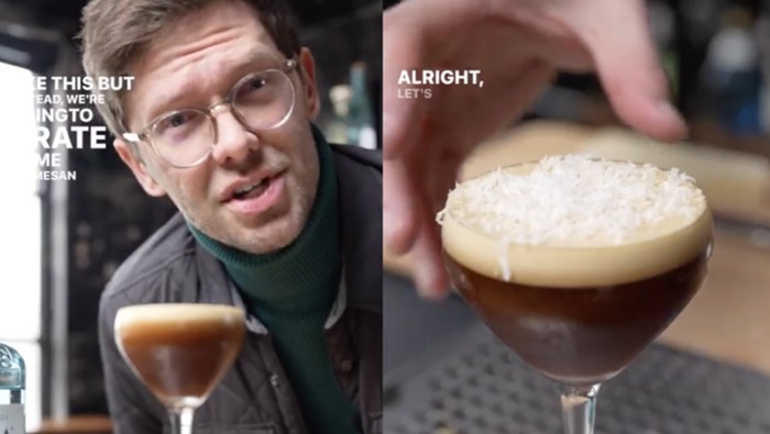 Viral di TikTok, Kreasi Kopi Espresso Martini Ditaburi Keju Parmesan