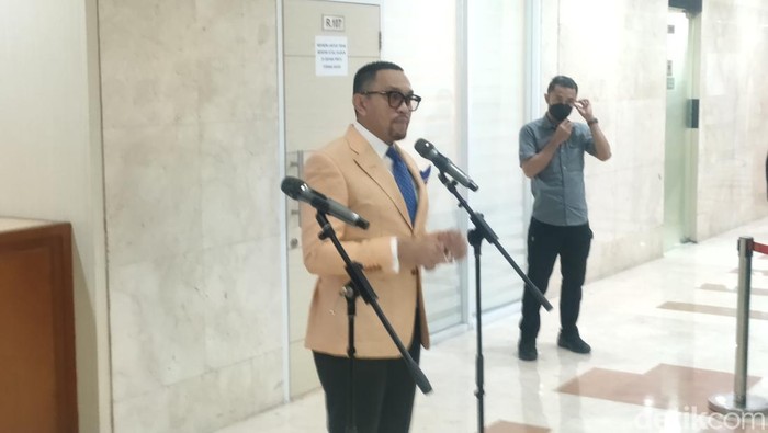 Wakil Ketua Komisi III DPR RI Ahmad Sahroni (Dwi Rahmawati/detikcom)
