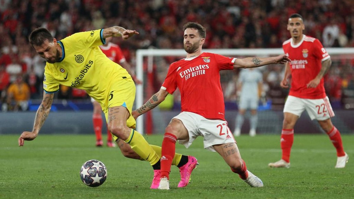 Benfica vs Inter Milan masih 0-0 di babak pertama (Foto: AFP via Getty Images/CARLOS COSTA)