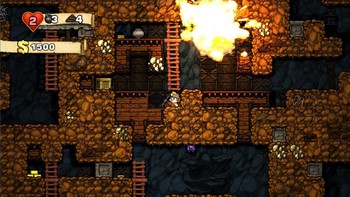 Spelunky dirilis oleh Mossmouth pada Agustus 2013. Game ini membutuhkan ruang penyimpanan sebesar 200MB. Foto: (Steam).