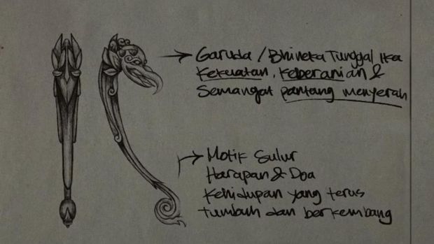 Desain baru Trofil Liga 1 musim 2022/2023.