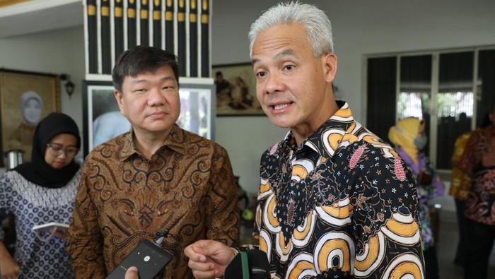 Ganjar Pranowo dan Dubes Singapura Kwok Fook Seng.
