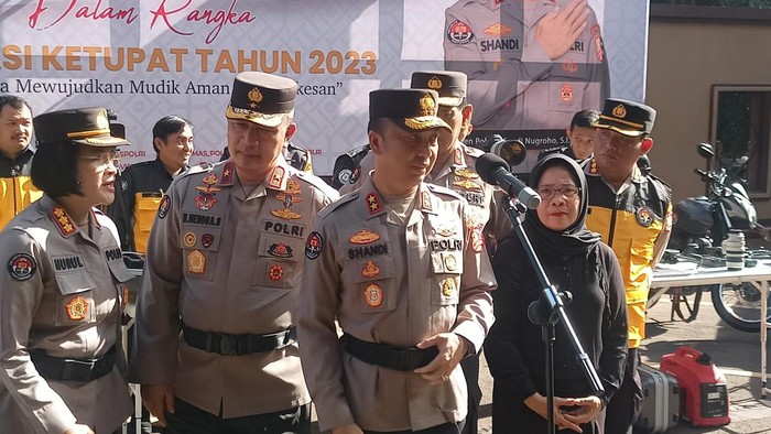 Kadiv Humas Polri di Irjen Sandi Nugroho (Adrial/detikcom)