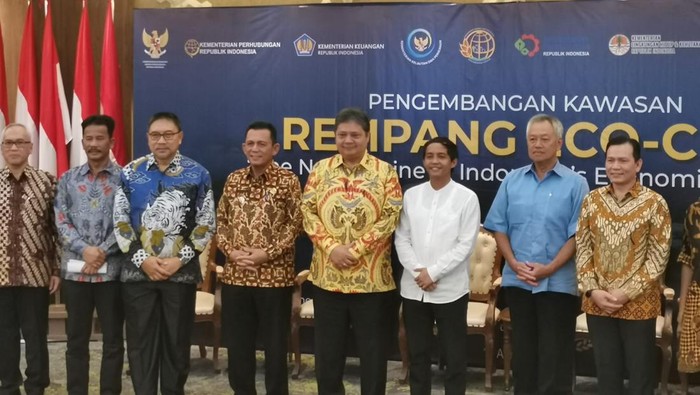 Launching Program Pengembangan Kawasan Rempang Kawasan Perdagangan Bebas dan Pelabuhan Bebas (KPBPB) Batam.
