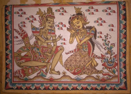 Lukisan Wayang Kamasan. (Facebook Lukisan Wayang Kamasan)